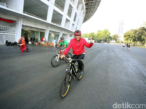 Menpora Kampanyekan Ayo Olahraga di SUGBK