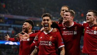 Roberto Firmino seakan menaburkan garam di atas luka City dengan golnya di 20 menit terakhir yang memastikan Liverpool lolos dengan mantap. (Foto: Andrew Yates/ Reuters)