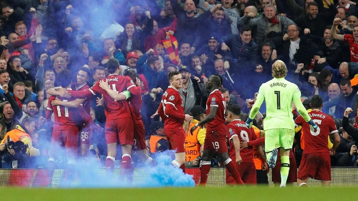 Liverpool lolos ke semifinal Liga Champions usai menyingkirkan Man City (Darren Staples/Reuters)