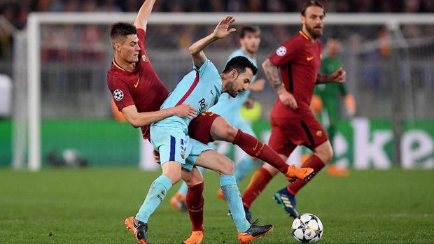 AS Roma ingin mengulang momen seperti saat melawan Barcelona musim lalu.