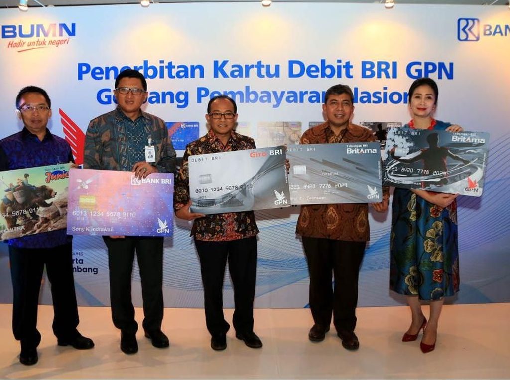 BRI Targetkan 20 Juta Kartu Debit Berlogo GPN Tahun Ini BRI Targetkan 20 Juta Kartu Debit Berlogo GPN Tahun Ini