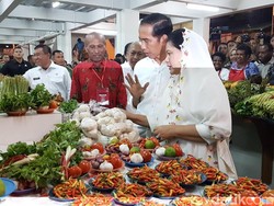 Ke Jayapura, Jokowi Beli Tomat di Pasar Mama-mama Papua