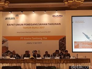 Antam Tebar Dividen Rp 48 M