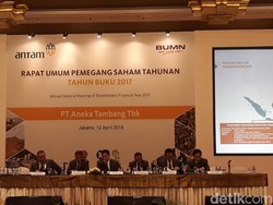 Antam Tebar Dividen Rp 48 M