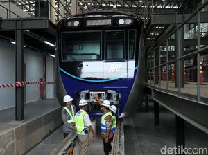 Kereta MRT Akan Uji Coba di Atas Rel 9 Agustus 2018