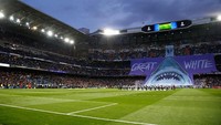 Madrid menghadapi Juventus di Santiago Bernabeu, Kamis (12/4/2018) dinihari WIB, pada leg kedua perempatfinal Liga Champions. Foto: Reuters