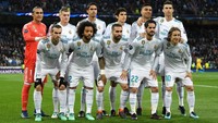 Madrid tampil tanpa Sergio Ramos yang terkena akumulasi kartu kuning. Posisi Ramos di lini belakang digantikan oleh Jesus Vallejo. Foto: David Ramos/Getty Images