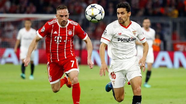 Bayern Munchen unggul agregat 2-1 atas Sevilla.