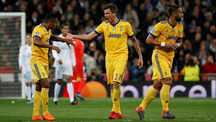 Mandzukic Dua Gol, Juventus Sementara Ungguli Madrid 2-0