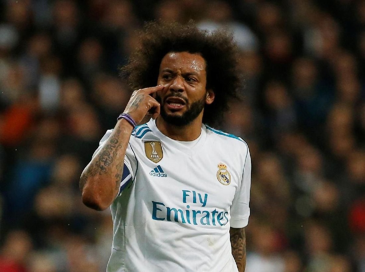 Pemain Real Madrid, Marcelo. (Foto: Reuters)