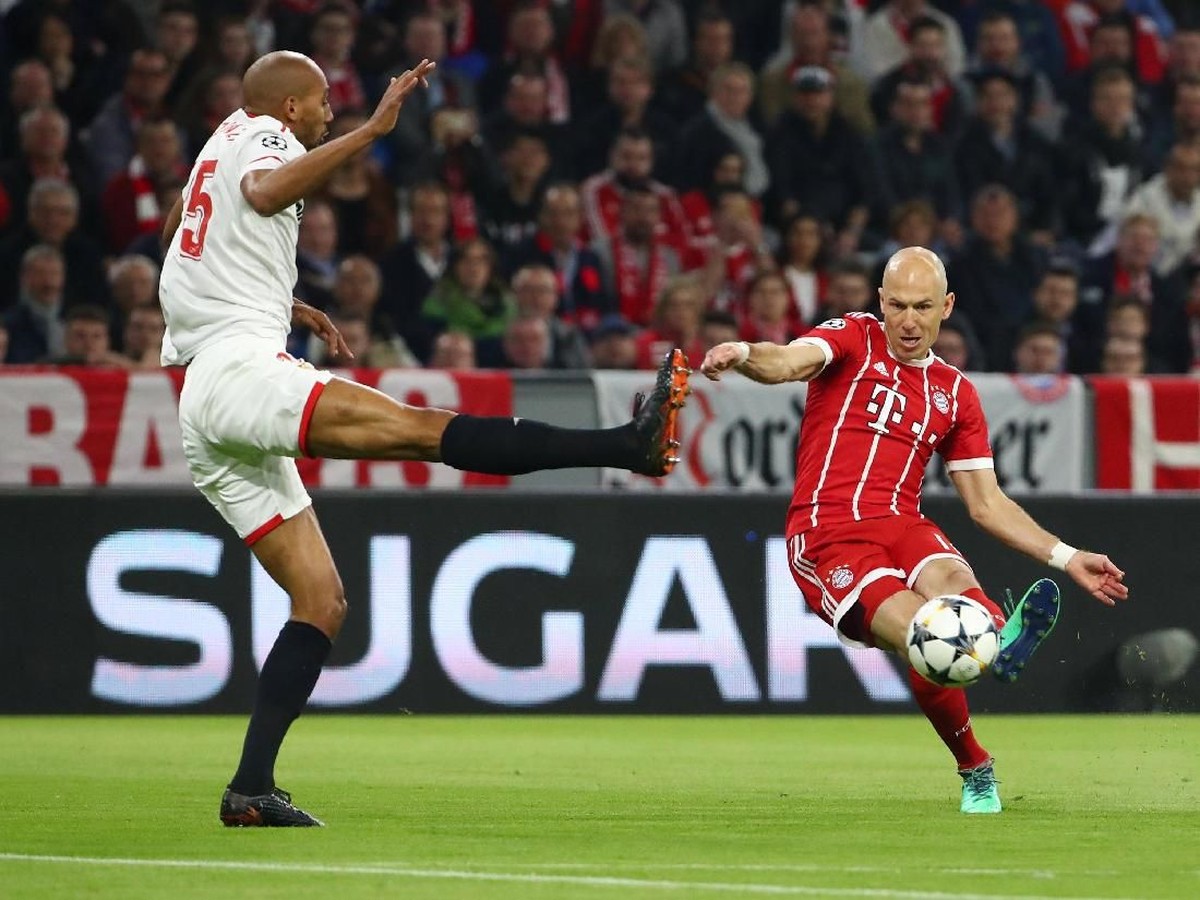 Bayern Munich lolos ke semifinal usai menyingkirkan Sevilla. (Foto: Michael Dalder /Reuters)