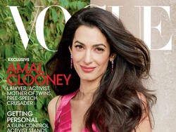 Bak Model, Amal Clooney Tebar Pesona di Cover Majalah Vogue
