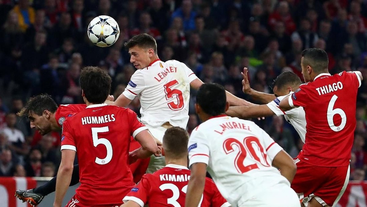 Bayern Munich lolos ke semifinal usai berimbang 0-0 dengan Sevilla. (Foto: Michael Dalder /Reuters)