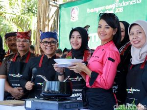Farah Quinn Bikin Meriah Festival Banyuwangi Kuliner