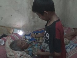 Bocah SD yang Rawat Nenek Buyut Pernah Tak Makan 3 Hari