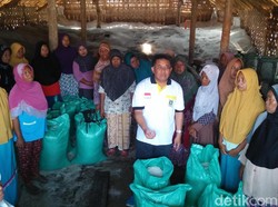 Berkunjung ke Pati, Presiden PKS Beli 1 Ton Garam Petani Lokal