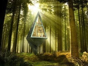 Rumah Pohon Gokil, dari Bentuk UFO Hingga Kamuflase