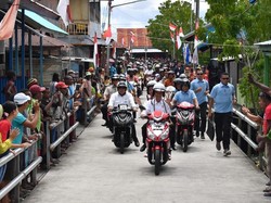 Ojek di Kota Ini Pakai Motor Listrik Pelat Kuning