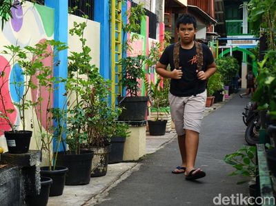 Cantik dan Asrinya Kampung Warna-warni di Johar Baru Jakpus