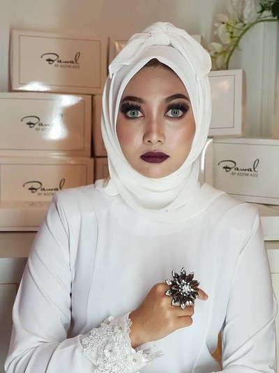 Hijab Pocong yang Viral. Foto: Instagram/Azzim_aziz