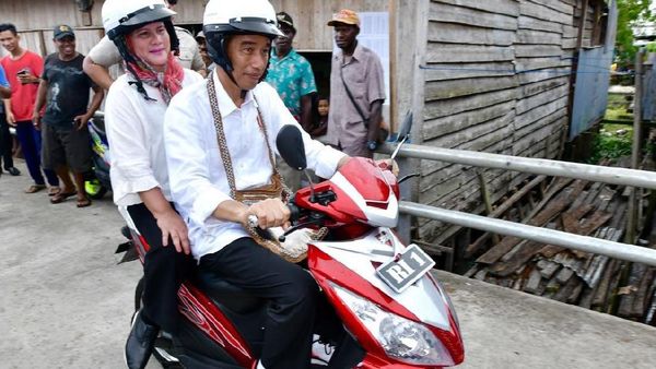 Motor Listrik yang Dipakai Jokowi Rakitan Gresik