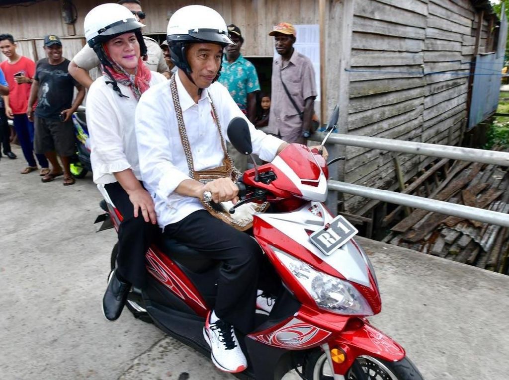Motor Trail Sampai Motor Listrik Ini Jadi Tunggangan Jokowi