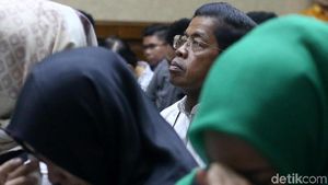 Mensos Idrus Marham Ikut Simak Pleidoi Novanto