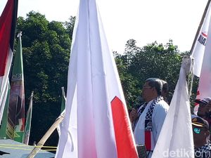 Gubernur Aher Ikut Orasi di Aksi Bela Palestina