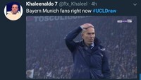Bagi fans Bayern, bertemu Real Madrid tentu bikin pusing tujuh keliling. Musim lalu, Bayern disingkirkan Real di perempatfinal. Selain itu, Die Roten punya catatan kurang oke kala menghadapi tim asal Spanyol. (Foto: Twitter @Rx_khalel)