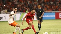 Bermain di Stadion Gelora Bung Karno, Jakarta, Sabtu (14/4/2018) malam WIB, Persija tampil ngotot dihadapan Borneo FC