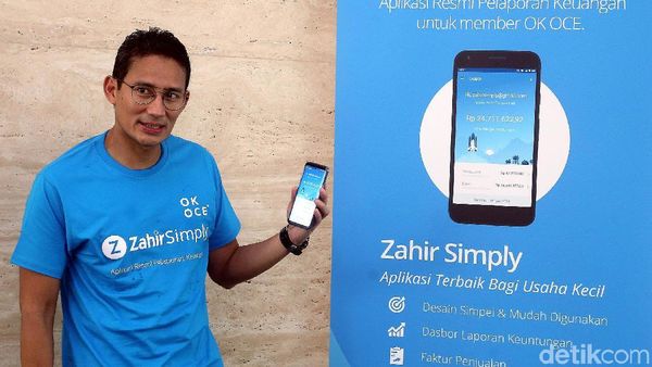 Sandiaga Uno Luncurkan Aplikasi Keuangan OK OCE
