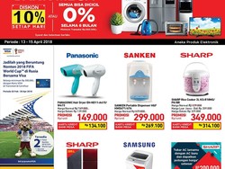 Ada Diskon Bluetooth Speaker dan TV LED di Sini