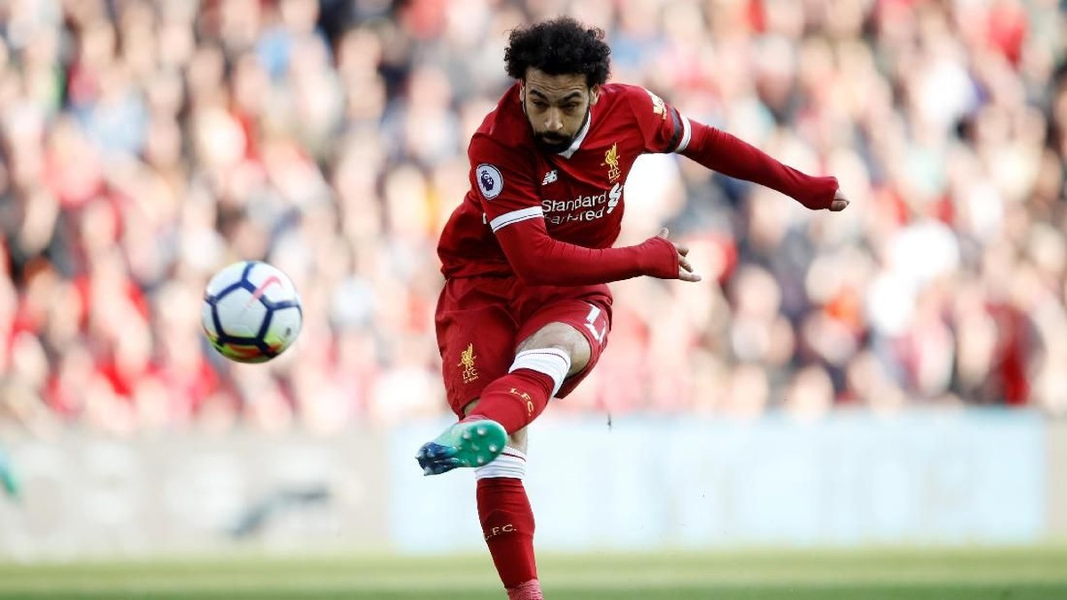 Jumlah gol Mohamed Salah musim ini sudah mencapai angka 40 (Foto: Carl Recine/Action Images via Reuters)