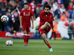 Liverpool mengadapi Bournemouth di Anfield dalam lanjutan pertandingan Liga Inggris pekan ke-34, Sabtu (14/4/2018). Mane, Salah, dan Firmino menjadi starter. (Foto: Andrew Yates/Reuters)