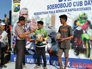 Kapolrestabes Surabaya Wadahi Bikers Dalam Ajang Drag Bike
