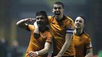 Wolverharmpton Wanderers punya nilai skuat mencapai 209,7 juta pounds atau Rp 3,87 triliun. Pemain paling mahalnya Ruben Neves dengan 36 juta pounds atau Rp 662,9 miliar. (Foto: David Rogers/Getty Images)