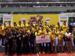 Bhayangkara Samator Juara Usai Kalahkan Bank SumselBabel