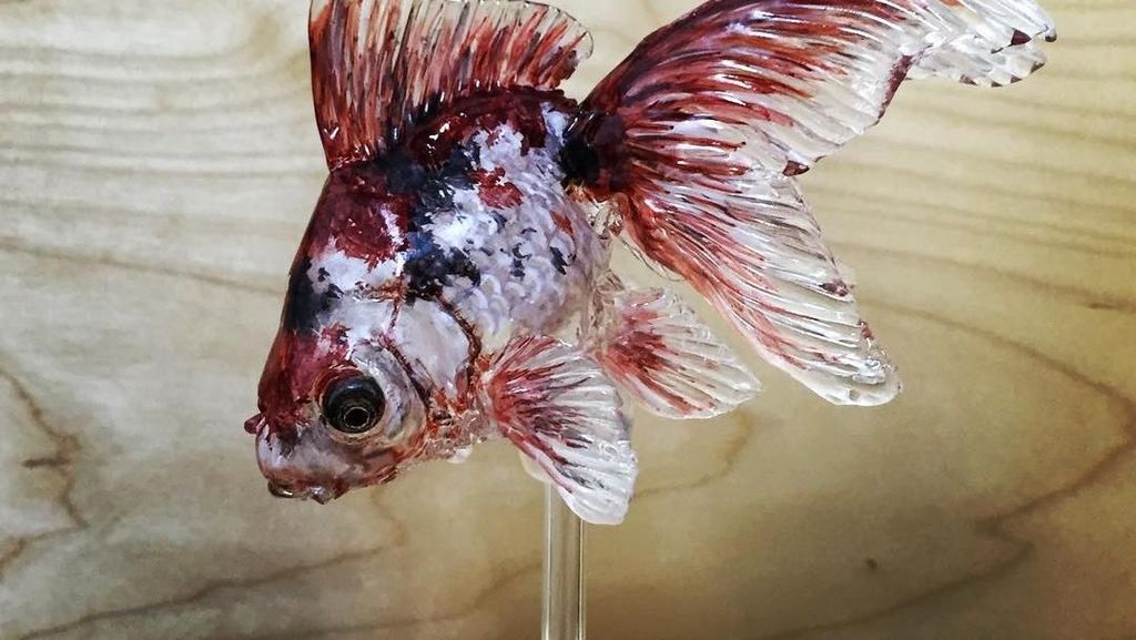 Keren! Seniman Jepang Ini Ubah Lolipop Jadi Ikan Hingga Kura-kura