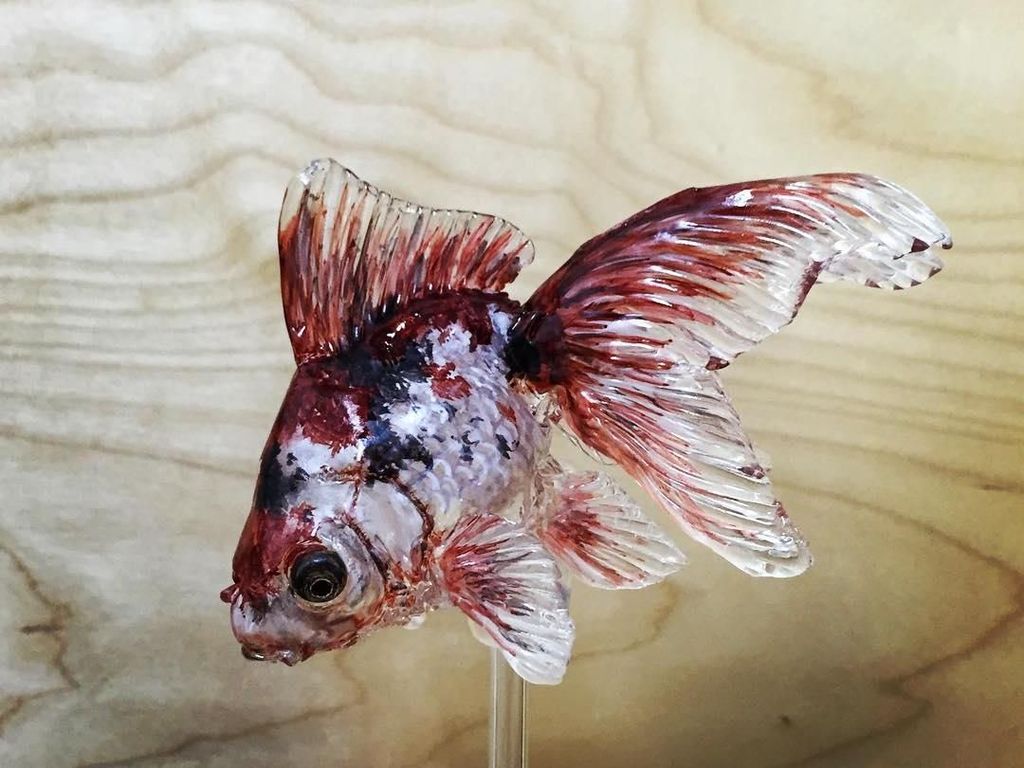 Keren! Seniman Jepang Ini Ubah Lolipop Jadi Ikan Hingga Kura-kura