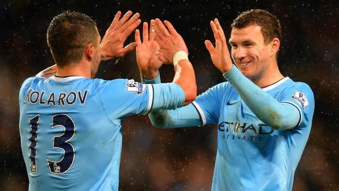 Kolarov dan Dzeko Ikut Merayakan Gelar Juara City