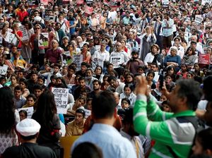 Foto: Demo Warga India Memprotes Maraknya Pemerkosaan Anak