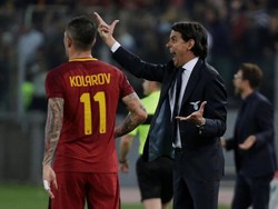Tambahan satu angka membuat Lazio besutannya Simone Inzaghi kini menempati posisi keempat papan klasemen Serie A dengan 61 poin. REUTERS/Max Rossi.