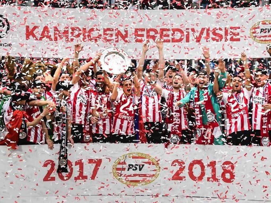 PSV Eindhoven Raih Gelar Juara Liga Belanda ke-24