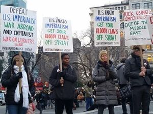 Warga Amerika dan Inggris Tolak Perang Warga Amerika dan Inggris Tolak Perang