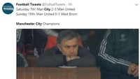 Sepakbola memang bukan matematika, Mou. (Foto: Twitter)