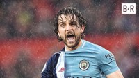 Gol kemenangan WBA dicetak oleh Jay Rodriguez. Gol tunggalnya memberikan City gelar juara yang terlampau cepat dari dugaan mereka. (Foto: Twitter)