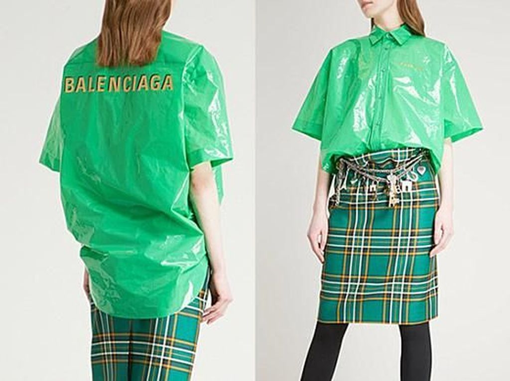 Kemeja Balenciaga Disebut Mirip Kantong Plastik Sampah, Dijual Rp 10 juta Kemeja Balenciaga Disebut Mirip Kantong Plastik Sampah, Dijual Rp 10 juta