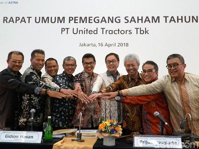 United Tractors Bagikan Dividen Rp 3,3 Triliun