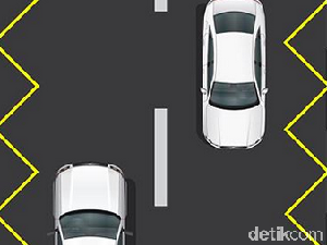 Coba Tebak, Apa Arti Garis Kuning Zig-zag di Jalan? Coba Tebak, Apa Arti Garis Kuning Zig-zag di Jalan?