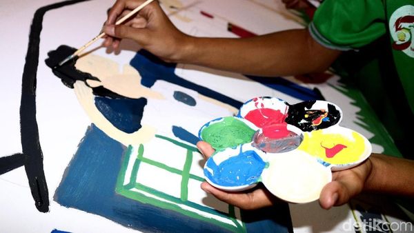 Goresan Tinta Lukis Karya Napi Anak Tangerang